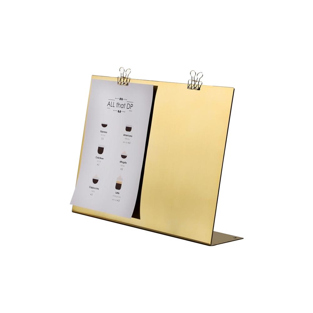 BONES A3 A4 Stand POP Metal Menu Pad for Shops/ Offices/ Restaurants/ Cafes